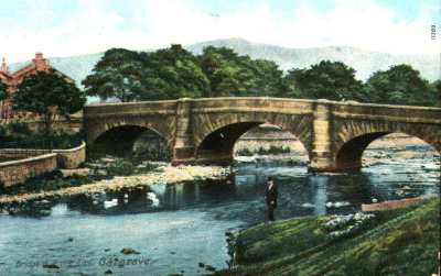 River Bridge 1905, Hand tinted