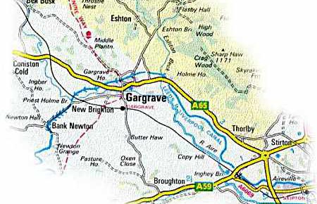 Gargrave Location Map