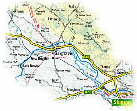 Gargrave Location Map